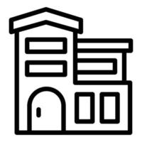 Real estate rent icon, outline style vector