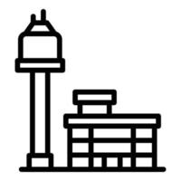 Airport icon, outline style vector