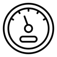 Arrow car dashboard icon, outline style vector