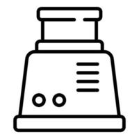 Cooker hood icon, outline style vector