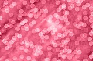 Abstract background with Magenta color bokeh. Blurred festive lights. Party concept. Copy space. Circle shape bokeh. Illuminating color 2023 Viva Magenta photo