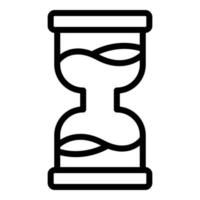 Time backup icon, outline style vector