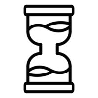 Time backup icon, outline style vector