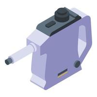 Steam cleaner equipment icon, isometric style vector