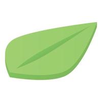 Eco tree leaf icon, isometric style vector