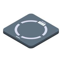 Home smart scales icon, isometric style