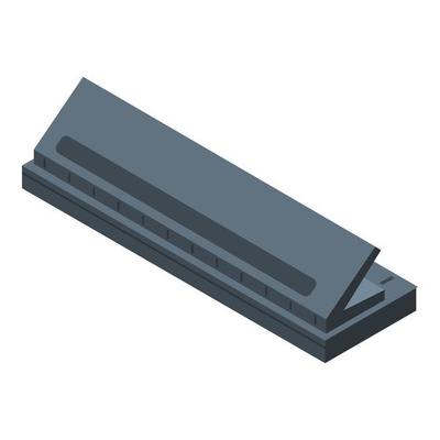 Hole puncher icon, isometric style