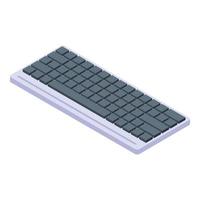 Keyboard icon, isometric style vector