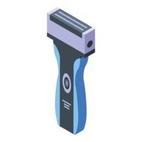 Electric epilator icon, isometric style vector