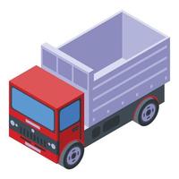 Big tipper icon, isometric style vector