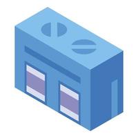 Radio engineer icon, isometric style vector