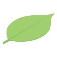 Deforestation tree leaf icon, isometric style vector