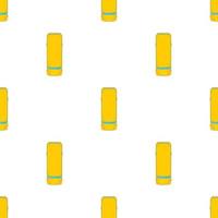 Yellow school bustop view pattern seamless vector