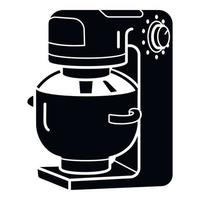 Food processor equipment icon, simple style vector