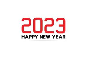 2023, Happy New Year vector