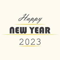 Happy New Year 2023, New Year post, background, vector new year background, typography