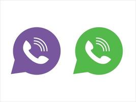 Phone call icon. flat rounded symbol on an isolated background.Vector illustration vector