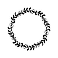 Christmas Wreath and garlands for print vector