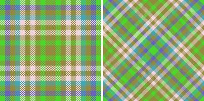 Plaid textile seamless. Pattern texture background. Fabric tartan check vector. vector