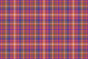 Tartan seamless check. Vector texture fabric. Plaid textile pattern background.