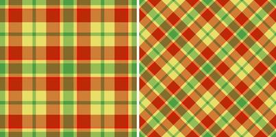 Textile seamless fabric. Tartan vector background. Check pattern plaid texture.