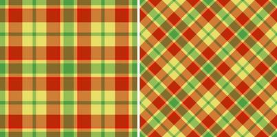 Textile seamless fabric. Tartan vector background. Check pattern plaid texture.