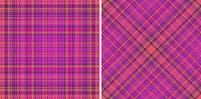 Background fabric seamless. Vector check texture. Tartan pattern textile plaid.