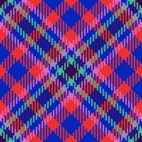 Seamless textile plaid. Vector fabric texture. Background check tartan pattern.