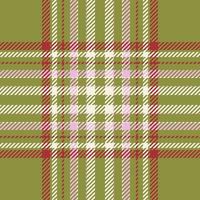 Plaid check pattern. Seamless fabric texture. Tartan textile print. vector