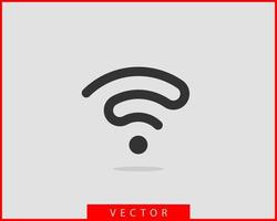 Free wi fi icon. Connection zone wifi vector symbol. Radio waves signal.