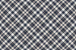 Tartan plaid background, diagonal check seamless pattern. Vector fabric texture for textile print, wrapping paper, gift card, wallpaper.