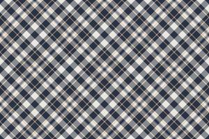 Tartan plaid background, diagonal check seamless pattern. Vector fabric texture for textile print, wrapping paper, gift card, wallpaper.