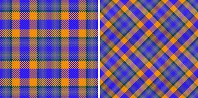Seamless background vector. Fabric tartan textile. Pattern check plaid texture. vector