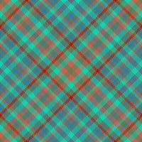 Tartan textile fabric. Pattern seamless background. Check texture vector plaid.