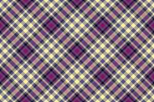 Background check vector. Seamless fabric pattern. Texture tartan plaid textile. vector