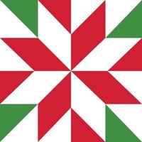 Christmas theme geometry pattern seamless background vector