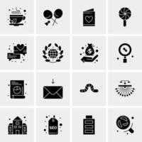 16 Universal Business Icons Vector Creative Icon Illustration to use in web and Mobile Related project