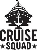 Cruise T-Shirt Design Bundle, Typography T-Shirt Design vector