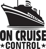 Cruise T-Shirt Design Bundle, Typography T-Shirt Design vector