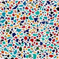 Flat Broken Terrazzo Abstract Stone Texture vector