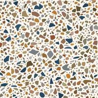 Pebble Beach Terrazzo Rock Fragments vector