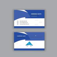 professional unique modern luxury custom business cards or visiting card design vector