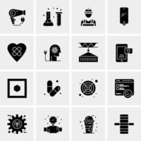 16 Universal Business Icons Vector Creative Icon Illustration to use in web and Mobile Related project