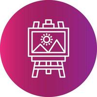 Canvas Creative Icon Design vector