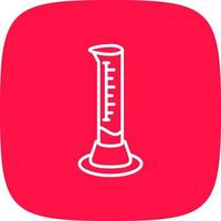 Graduated Cylinder Creative Icon Design vector