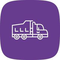 Truck Creative Icon Design vector