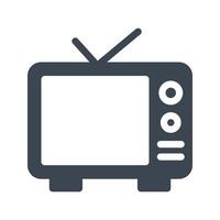 ilustración vectorial de tv en un fondo. símbolos de calidad premium. iconos vectoriales para concepto y diseño gráfico. vector