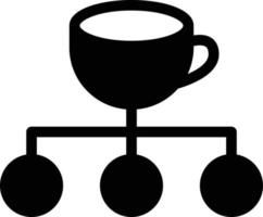 café conectar ilustración vectorial sobre un fondo. símbolos de calidad premium. iconos vectoriales para concepto y diseño gráfico. vector