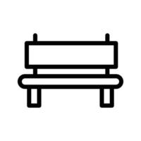 bench vector illustration on a background.Premium quality symbols.vector icons for concept and graphic design.