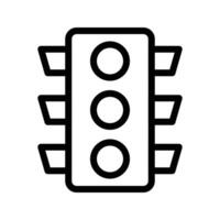 traffic signal vector illustration on a background.Premium quality symbols.vector icons for concept and graphic design.